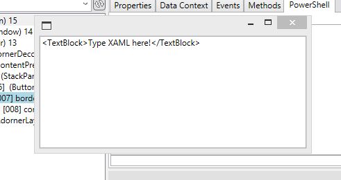 Enter XAML